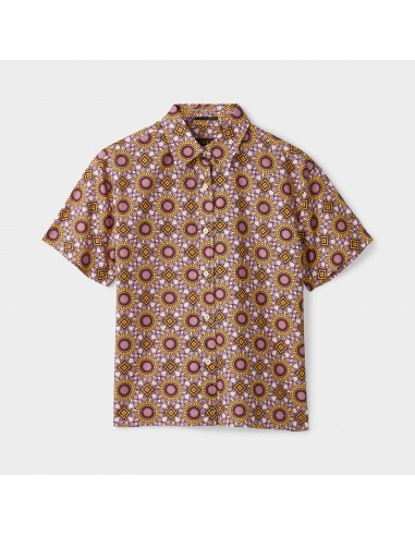 Geo Floral Print Shirt pas chere