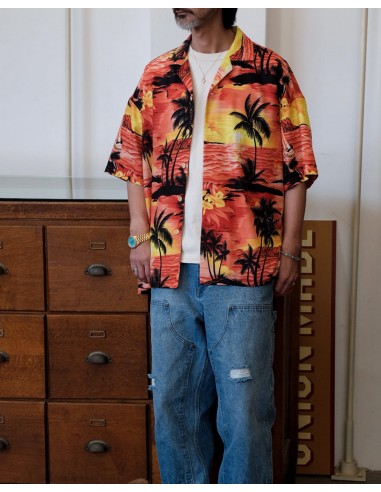 Tropical Bay Dusk Hawaiian Shirt Le MVP de beaucoup