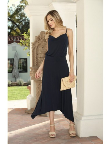 Asymmetrical Hem Midi Dress Vous souhaitez 