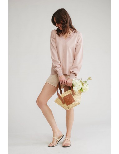 Soft Pink Mid Weight Sweater de France