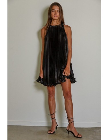 Pleated Ruffle Hem Dress ouvre sa boutique